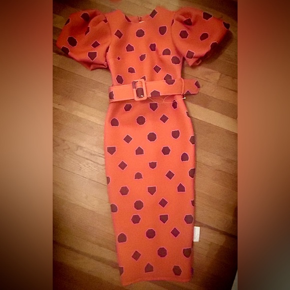 ASOS scuba midi dress - Picture 1 of 4